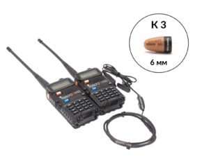 Рация PRO c капсульным микронаушником K3 6 мм 1