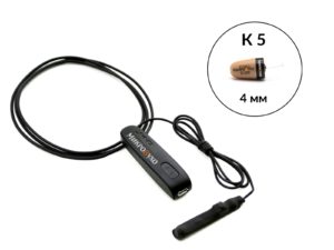 Bluetooth Basic с кнопкой-пищалкой и капсульным микронаушником K5 4 мм 1