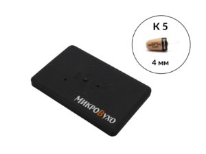 Гарнитура Bluetooth Box Power с капсульным микронаушником K5 4 мм 1