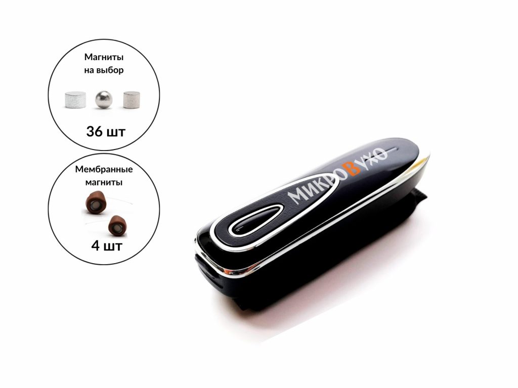 Гарнитура Bluetooth Box Premier Plus с магнитными микронаушниками 2 мм 1